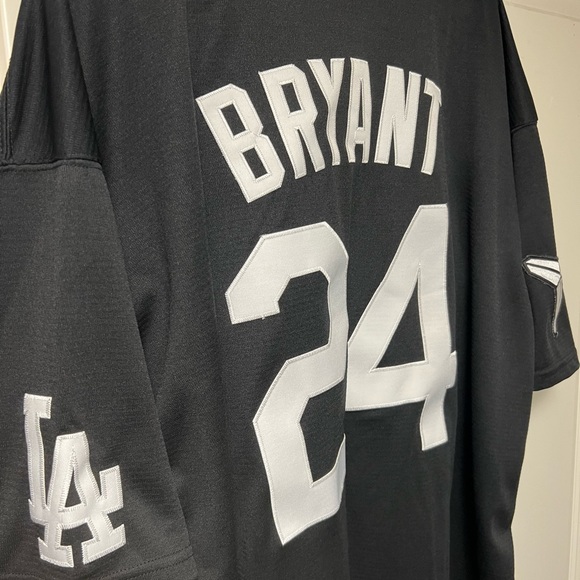 Dodgers Custom Black Mamba Kobe Bryant 8/24 Jersey - Picture 4 of 6
